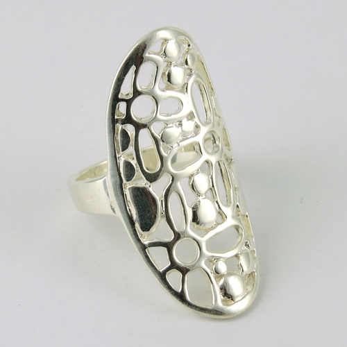 Filigree Work !! Plain 925 Sterling Silver Ring