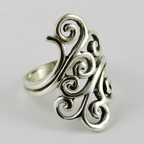 Tree Shape 925 Sterling Silver Ring