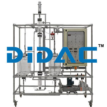 Manual Liquid-Liquid Extraction Pilot Plant With Rotating Disc Column