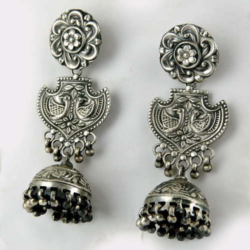 Classy Jhumka 925 Sterling Silver Earring