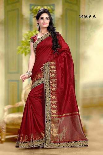 Silk Sarees With Border