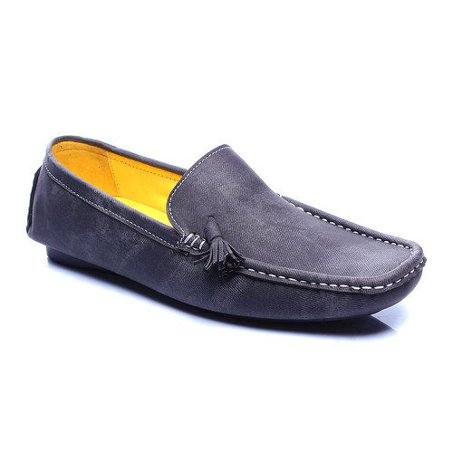 Synthetic Leather Loafer - Synthetic Upper, Dark Brown, PVC Sole | Slip-On, Lightweight, Durable, Versatile