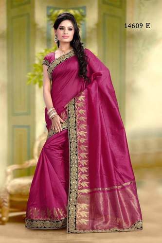 Silk Sarees With Border