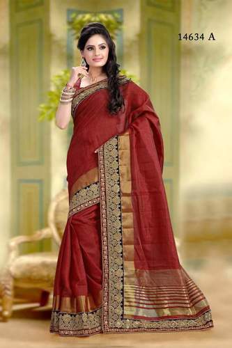 Silk Sarees With Border