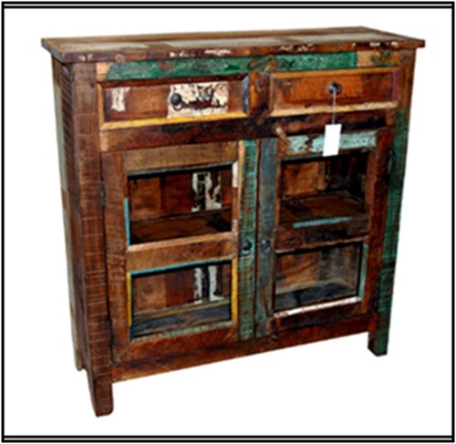 Reclaimed Wooden Sideboard with Drawer