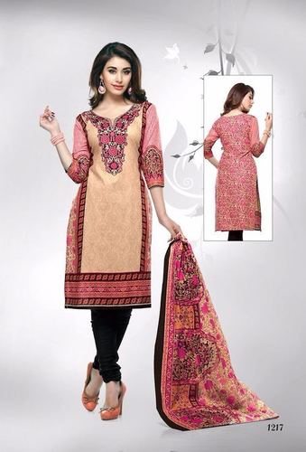 Meenaxi Cotton Printed Dress Material