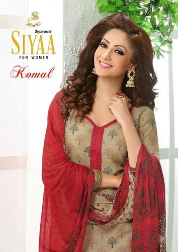 Siyarams Cotton Printed Dress Material