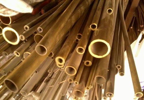 Golden Brass Seamless Pipes