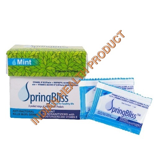 Hand Sanitizer Mint Pouch