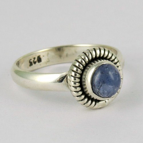 World Of Beauty Blue Tourmaline 925 Sterling Silver Ring