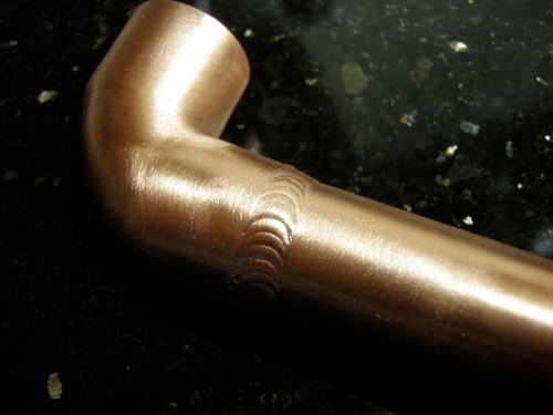 Yellow Welding Copper Pipes