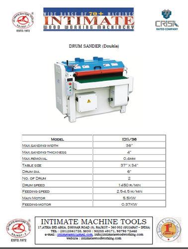 Drum Sander Machine