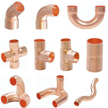 Copper Pipe Fitting Section Shape: Round