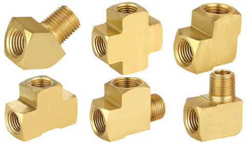 Brass Tube Fittings Section Shape: Round