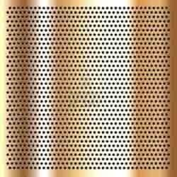 Square Brass Perforated Sheet