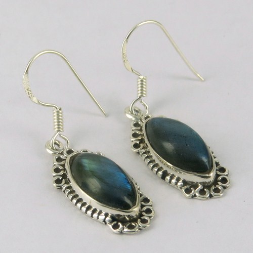 Silver Jewelry Manufacturer Labradorite 925 Sterling Silver Earring