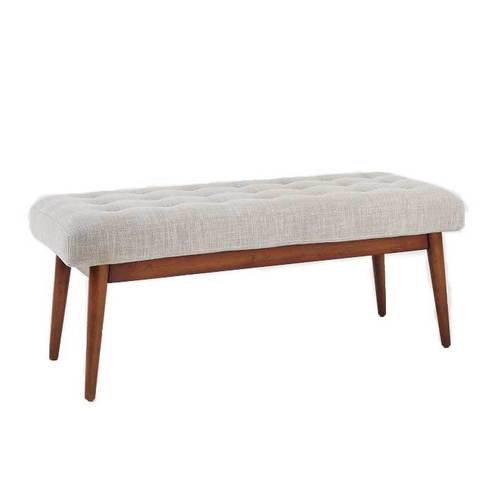 Medison Mid Century Upholsterd Bench