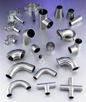 Silver Stainless Steel Dairy Fittings