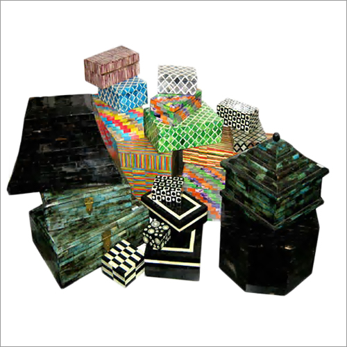 Horn Bone Wooden Boxes