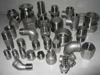 Stainless Steel Pipe Nipples - Stainless Steel, Threaded Design, Rectangular Shape, Silver Finish | Long Lifespan, Tight Fitting, Dimensional Accuracy