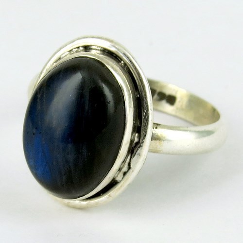 Weaving Light !! Labradorite 925 Sterling Silver Ring