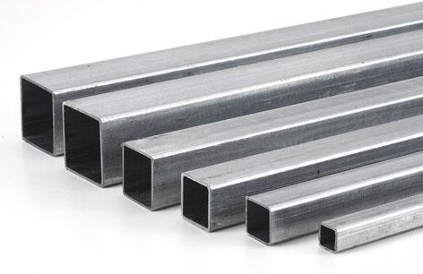 Stainless Steel Square Pipes - Grade 304, Silver Color, Shock Resistant | Easy to Work With, Supreme Finishing