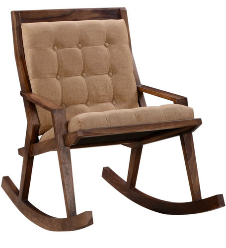 Wooden Rocking Chair In Provincial Teak Finish