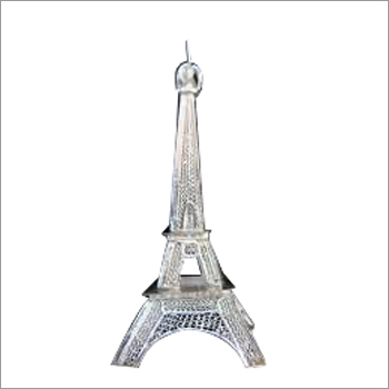 Silver Eiffel Tower Showpiece