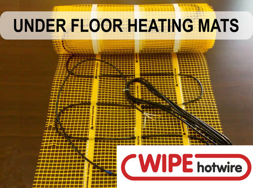 Dual Core Under Tile Heating Mat Ptfe Insulation Dual Core