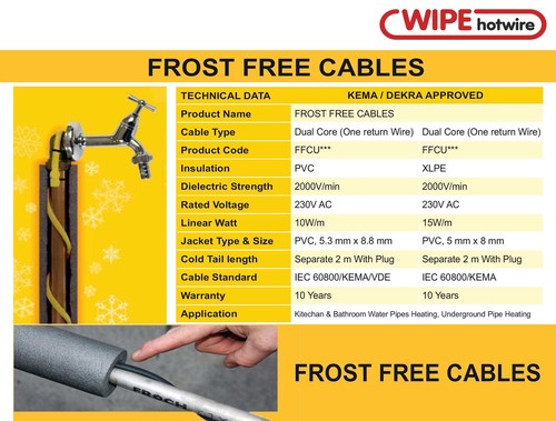 Frost Free Heating Cables