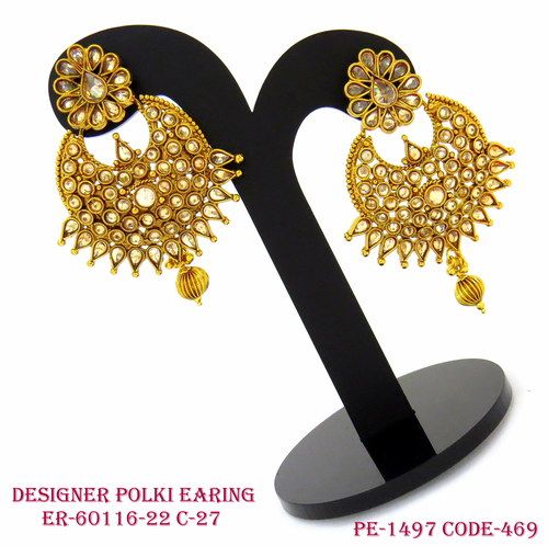 Polki Earring Gender: Women