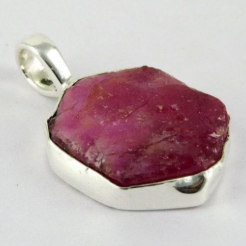 Large Energy Flowing In Your Home !! Ruby 925 Sterling Silver Pendant