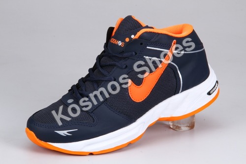 Black and Orange Comfortable Sports Shoes