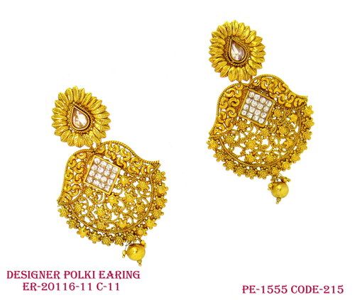 Polki Earring Designer Earring