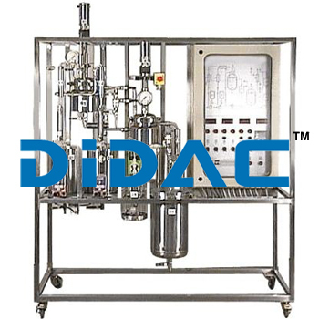 Manual Stirred Continuous Reaction Pilot Plant With Reactors In Series