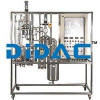 Manual Stirred Continuous Reaction Pilot Plant with Data Acquisition and Reactors in Series