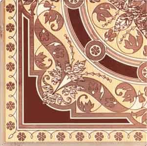 Brown Pattern Floor Tiles