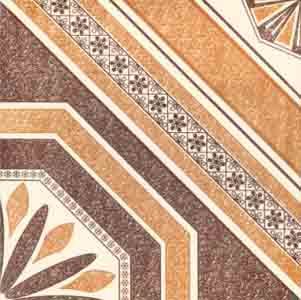 Brown Orange Matt Tile