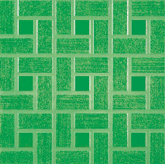 Dark Green Floor Tiles
