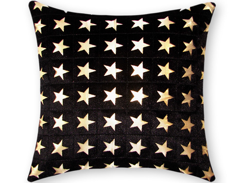 Black Printed Cushion Cover
