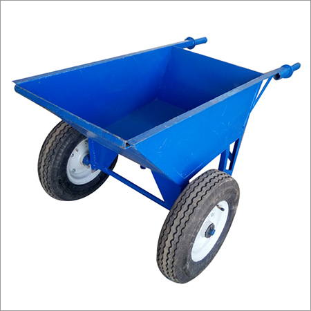 Metal Double Wheeled Wheelbarrow