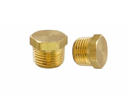 Brass Hex Stop Plug