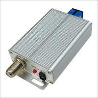 Fiber Optic Transmitter - Aluminum, 70x50x30mm, 1550nm Wavelength | High Speed, Long Distance, Reliable, Compact, Easy Install, Secure, Versatile, Dc 5v