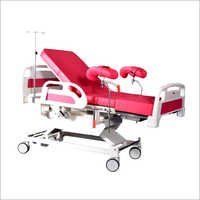White  & Red Birthing Bed Motorized Powder Coated