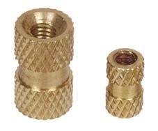 Brass Diamond Knurling Inserts