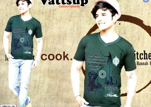 Cotton V Neck T Shirts