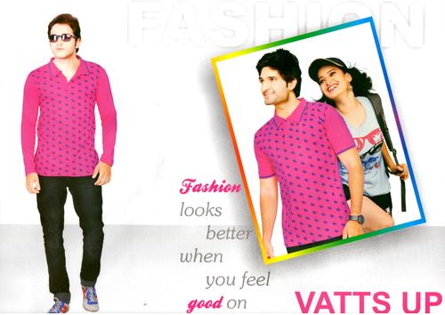 Printed Polo T Shirt
