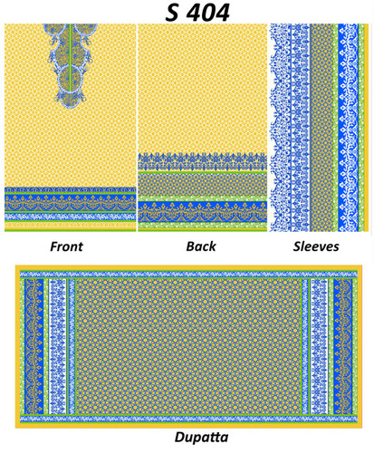 Digital kurtis with dupatta