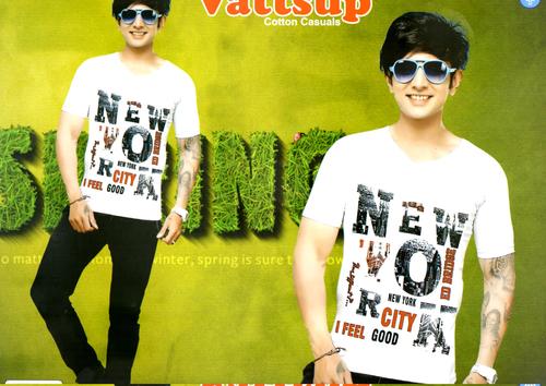White V Neck T shirt