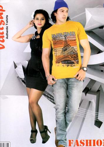 Yellow Round Neck T Shirts